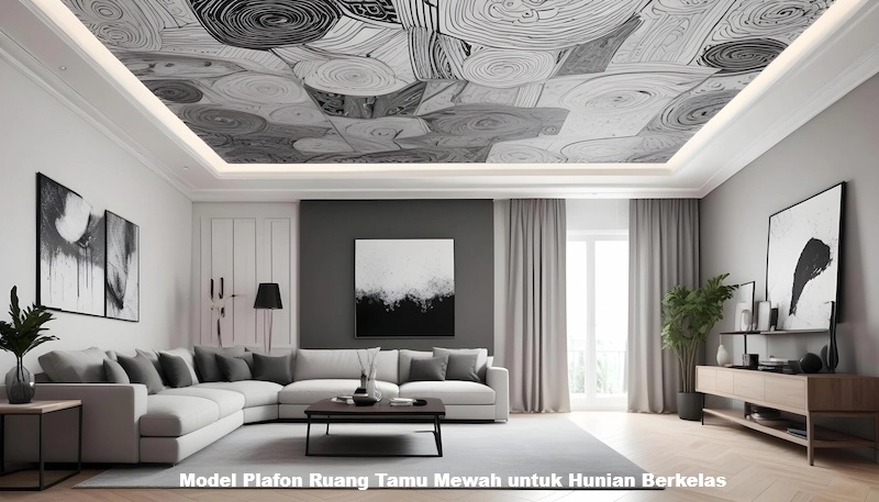Plafon Ruang Tamu Mewah